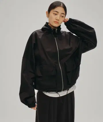 새상품급 블랙 점퍼 블루종