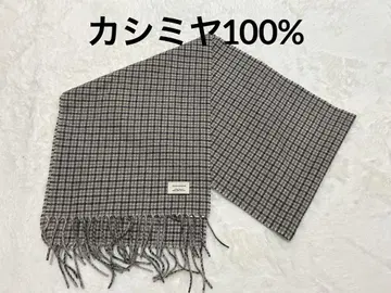 유나이티드 애로우즈 캐시미어 머플러 건클럽 체크 무늬