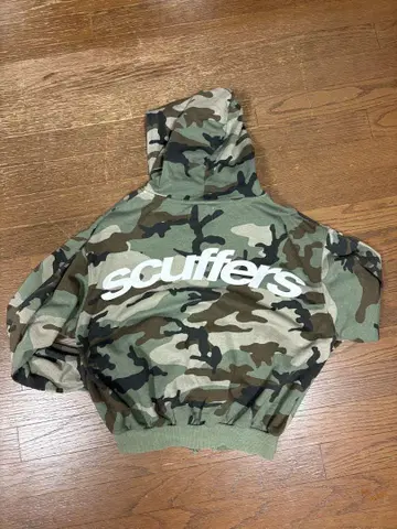 scuffers 카모 패턴 카모 후드티 s