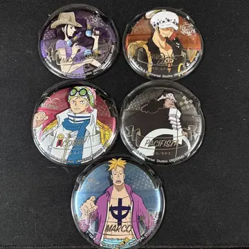 USJ 한정 ONE PIECE 캔뱃지 5종