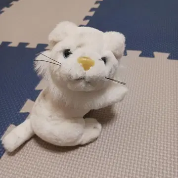 화이트 라이온 봉제 인형