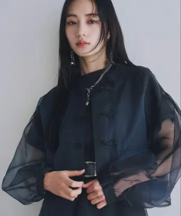 HARE 차이나 숏 시어 셔츠