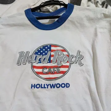 Hard Rock Cafe 링거 티셔츠 할리우드