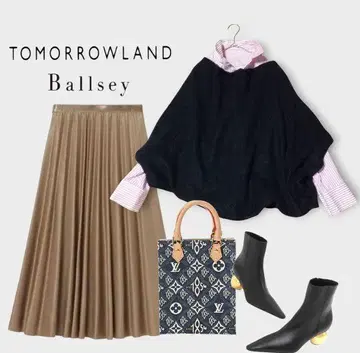 투모로우랜드 BALLSEY 모헤어 블렌드 비대칭 풀오버