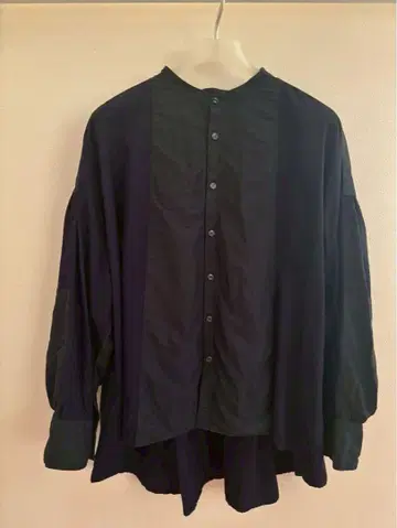 NATURAL LAUNDRY(내추럴 런드리) 텐더 크로스 패널 셔츠