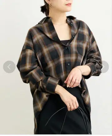 저널 스탠다드 소프트 체크 크로스 셔츠