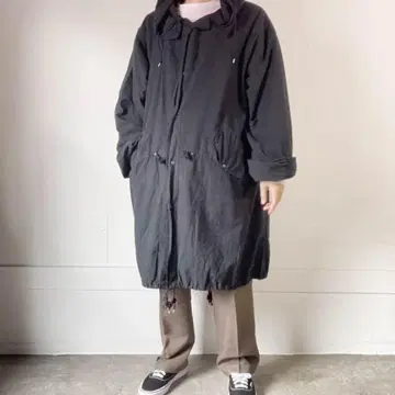 빈티지 피쉬테일 후염 스노우 후드티 블랙 XL 정도