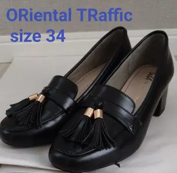 ORiental TRaffic 태슬 로퍼 블랙 사이즈 34