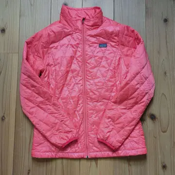 patagonia 오렌지 퀼팅 자켓 키즈 사이즈 XL