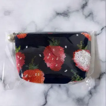 FEILER 스트로베리 도트 파우치 네이비