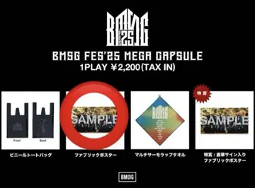 BMSG FES'25 거대 가챠 패브릭 포스터