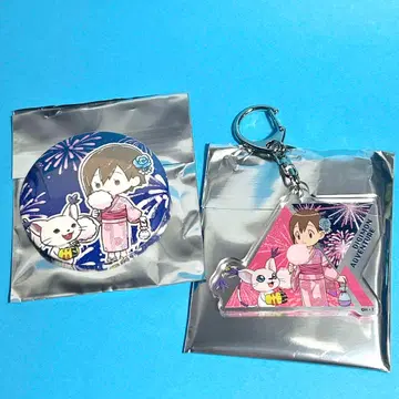 야가미 이슬이(히카리) 테일몬 디지몬 트리 빌리지 캔뱃지 아크릴 키링