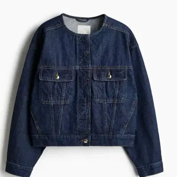 [미사용] H&M 데님 자켓 데님 블루 [완판템]