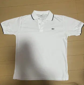 LACOSTE 화이트 피케 셔츠 XL 빈티지, 미국 현지 구매