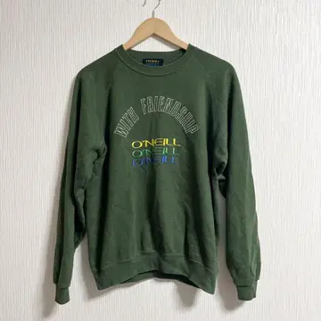 80s 90s 구제 의류 O'NEILL 오닐 로고 맨투맨 M 그린