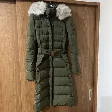 GUESS 퍼 롱 다운 자켓