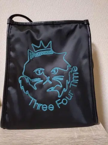 three for time 고양이 토트백