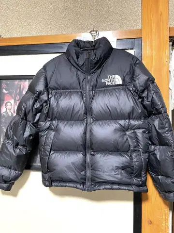 눕시 THE NORTH FACE 블랙 다운 자켓 S