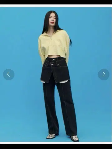 LE CIEL BLEU 르쉘 블루 / Layered Jeans 청바지