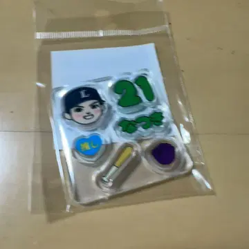 사이타마 세이부 라이온즈 샤카샤카 키링 부품 타케우치 나츠키