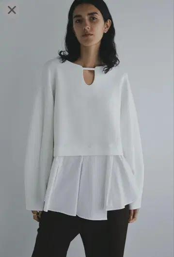 [ 새상품 미사용 ] MANOF docking peplum tops