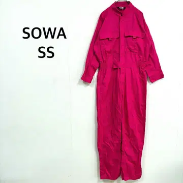 [ 소우와 ] 오버롤 SS 핑크 작업복 작업복 할로윈 여성용
