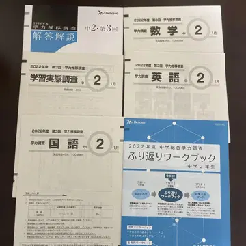 Benesse 학력 추이 조사 해답 해설 중2 제3회