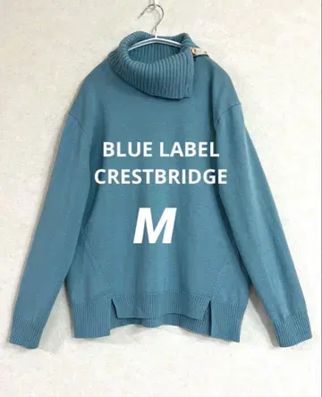 BLUE LABEL CRESTBRIDGE 울 오프 터틀넥 니트 M