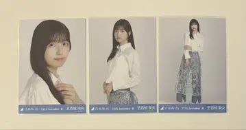 노기자카46 브로마이드 이오키 마오 스팽글 3종 컴프