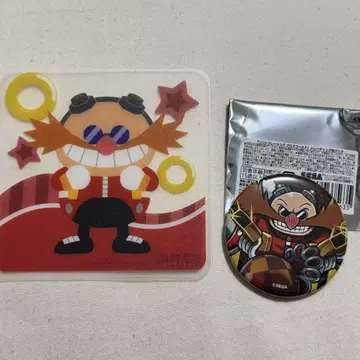 TGS2025 SEGA 소닉 에그맨 특전 코스터 캔뱃지