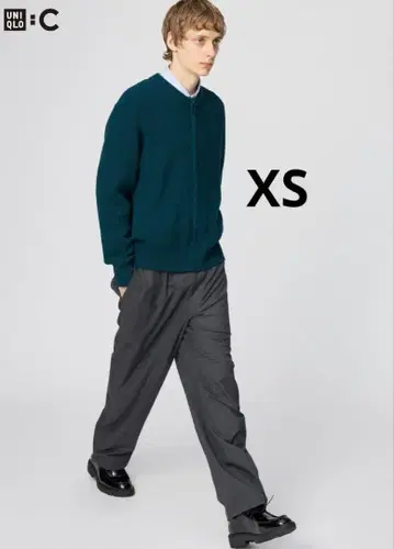 완판 UNIQLO C 이지 와이드 테이퍼드 팬츠 XS 사이즈 25AW