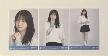 노기자카46 브로마이드 스가와라 사츠키 스팽글 3종 컴프