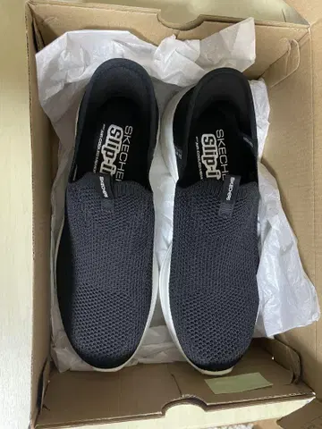 SKECHERS 슬립인 슬립온 블랙 24.5cm 새상품급