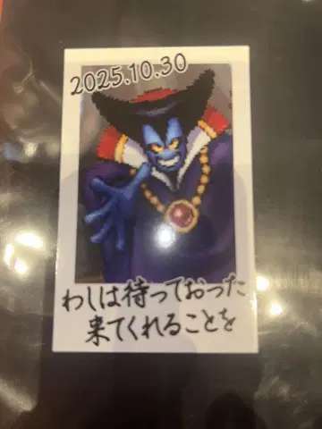 TGS2025 드래곤 퀘스트 용왕 폴라로이드풍 카드