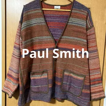 [ 분위기 발군 ] 1990s 폴 스미스 자수 가디건 빅