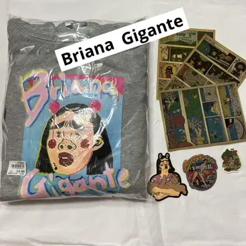 브리아나 기간테 자화상 후드티 & 스티커 6개