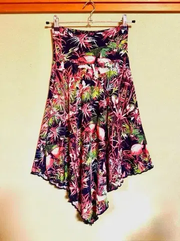 Jean Paul GAULTIER 초레어 낙원 패턴 스커트