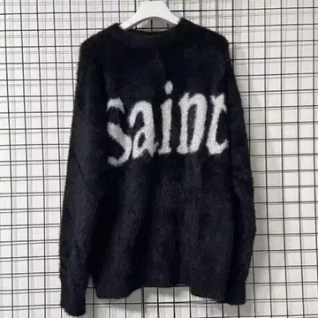 Saint 로고 니트