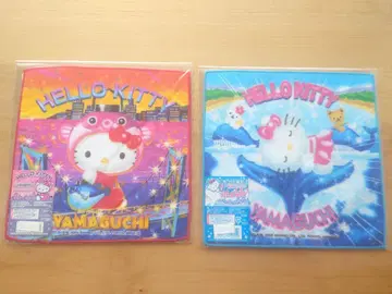 지역 한정 키티 손수건 야마구치 한정판 2장 세트 HelloKitty