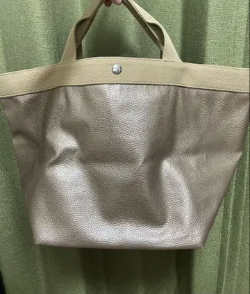 베이지 가죽풍 토트백