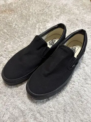 VANS 블랙 슬립온 30cm