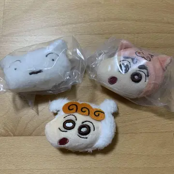 짱구는 못말려 봉제 인형 클립 3종 세트