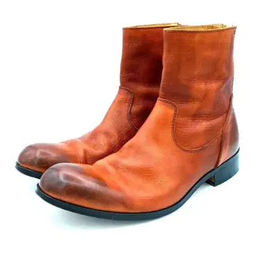 고품질 PADRONE 파드로네 41 에드워드 백지퍼 부츠