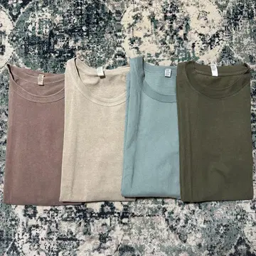 Los Angeles Apparel 가먼트 다이 4장 세트