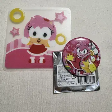 TGS2025 소닉 레이싱 에이미 캔뱃지 코스터