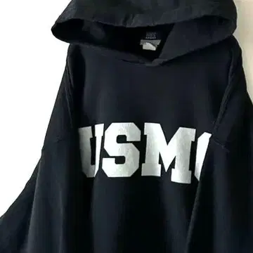 MV 스포츠 USMC 맨투맨 후드티 L 블랙 블랙 구제 의류