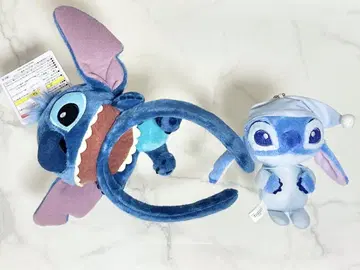 릴로 앤 스티치 스티치 머리띠 봉제 인형 세트