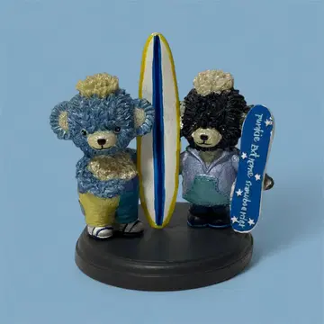 초레어 레어! 멜리소트 치키 팡키 피규어 서핑보드 테디베어