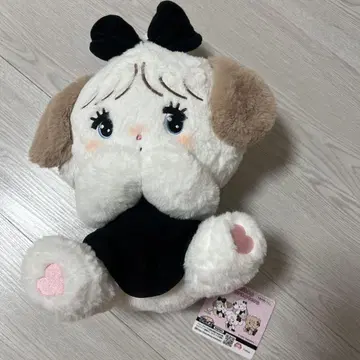 mikko BLACK RIBBON BIG 봉제 인형 수플레