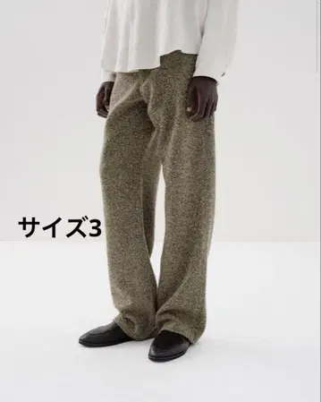 AURALEE Homespun Tweed Painter Pants